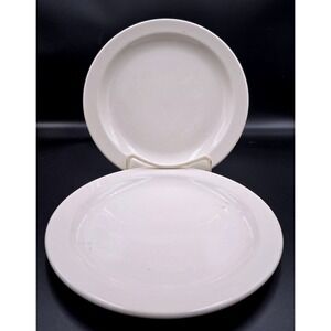 Buffalo China 9810A White Salad Bread Dessert Plate 8" Set of 2 Restaurant Ware